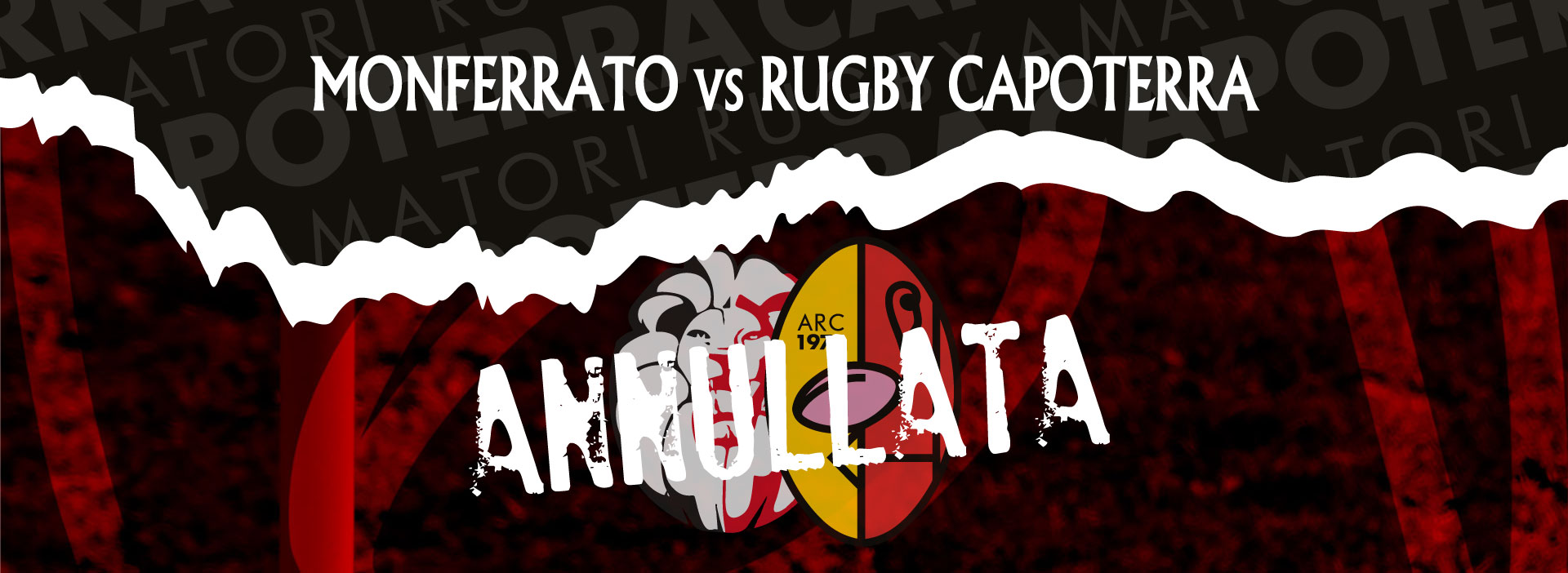 Annullata Monferrato vs Rugby Capoterra